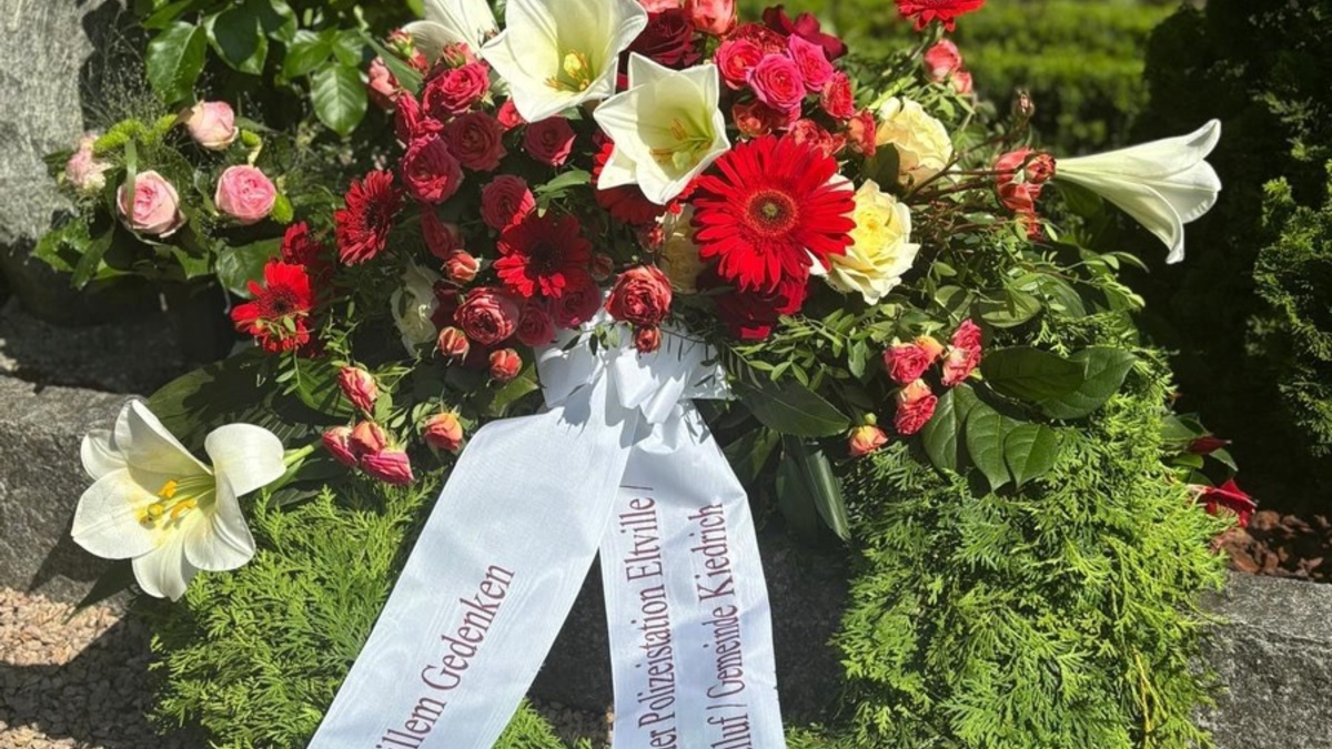 POL-RTK: Gemeinsame Pressemitteilung des Polizeipräsidiums Westhessen und der Gemeinden Walluf und Kiedrich anlässlich des 25. Todestages von Polizeiobermeister Ingo Grebert - Foto: presseportal.de