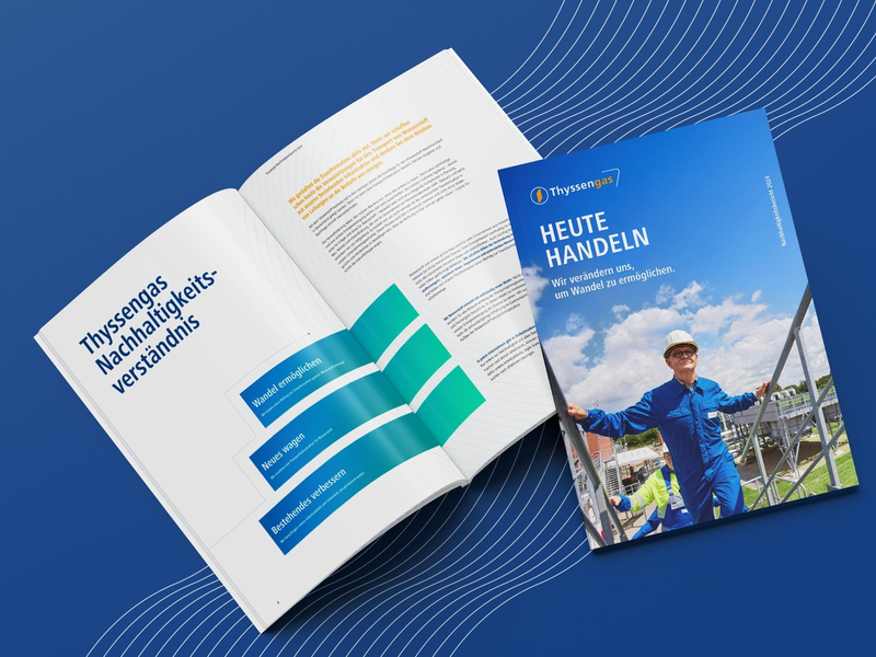 Unter dem Motto Heute handeln gibt das Unternehmen Auskunft über die Fortschritte bei Wasserstoff und der systematischen Verankerung von Nachhaltigkeit in die Unternehmensprozesse - Foto: presseportal.de