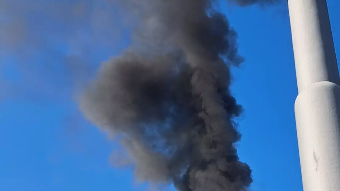 FW-M: Massive Rauchentwicklung durch Brand (Moosach) - Bild: presseportal.de