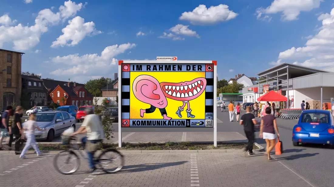 Hohe Plakat-Reichweiten plus kreativ umgesetzte Botschaften - zwei Stärken auf Werbeflächen entfalten gemeinsam eine optimale Wirkung - Bild: presseportal.de