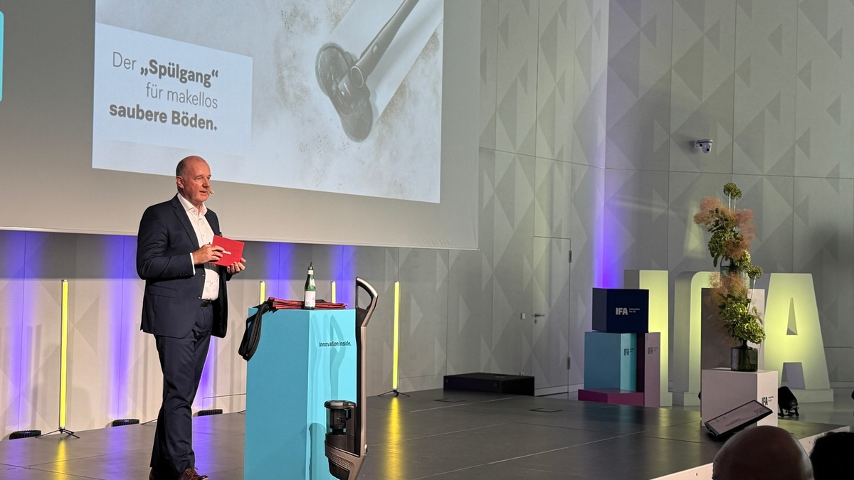 Miele auf dem IFA Kick-Off: Imagine the Future - Innovative Lösungen für mehr Komfort im Zuhause - Foto: presseportal.de