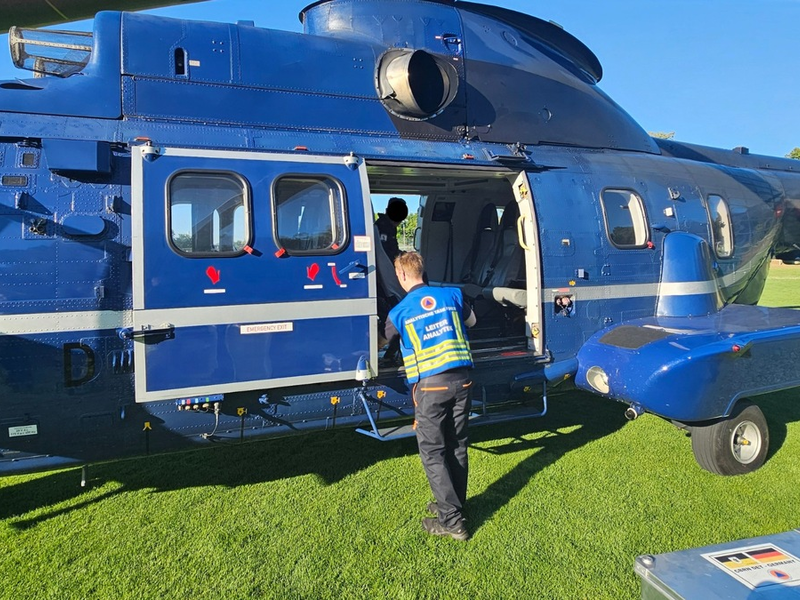 ATF Deutschland erstmals im internationalen Hilfseinsatz - BBK koordiniert Einsatz bei Großbrand in Österreich - Foto: presseportal.de