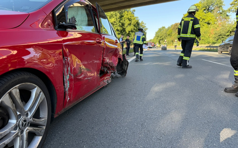 FW-WRN: Verkehrsunfall auf der Nordlippestraße - Foto: presseportal.de