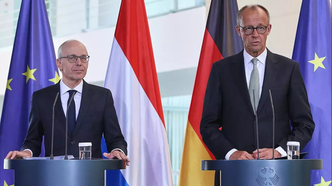 Luc Frieden und Friedrich Merz - Bild: über dts Nachrichtenagentur