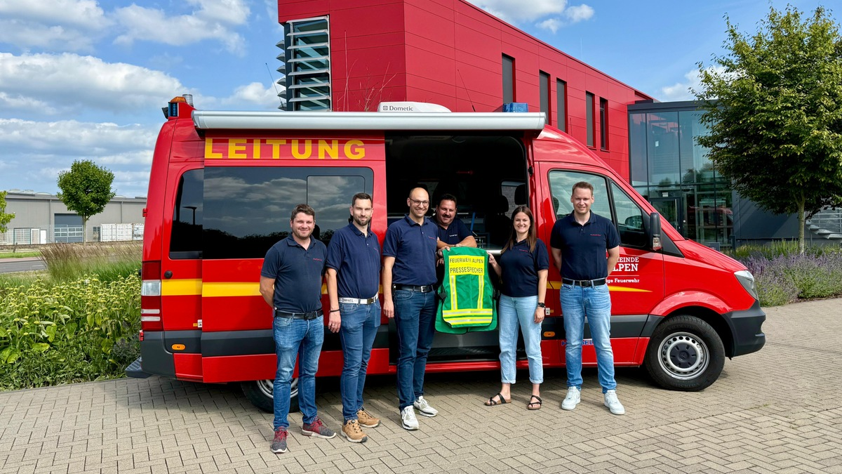 FW Alpen: In eigener Sache: Neuaufstellung des Teams für Presse- und Öffentlichkeitsarbeit - Foto: presseportal.de