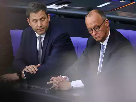 Lars Klingbeil und Friedrich Merz (Archiv) - Foto: über dts Nachrichtenagentur
