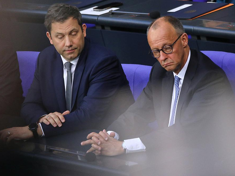 Lars Klingbeil und Friedrich Merz (Archiv) - Foto: über dts Nachrichtenagentur