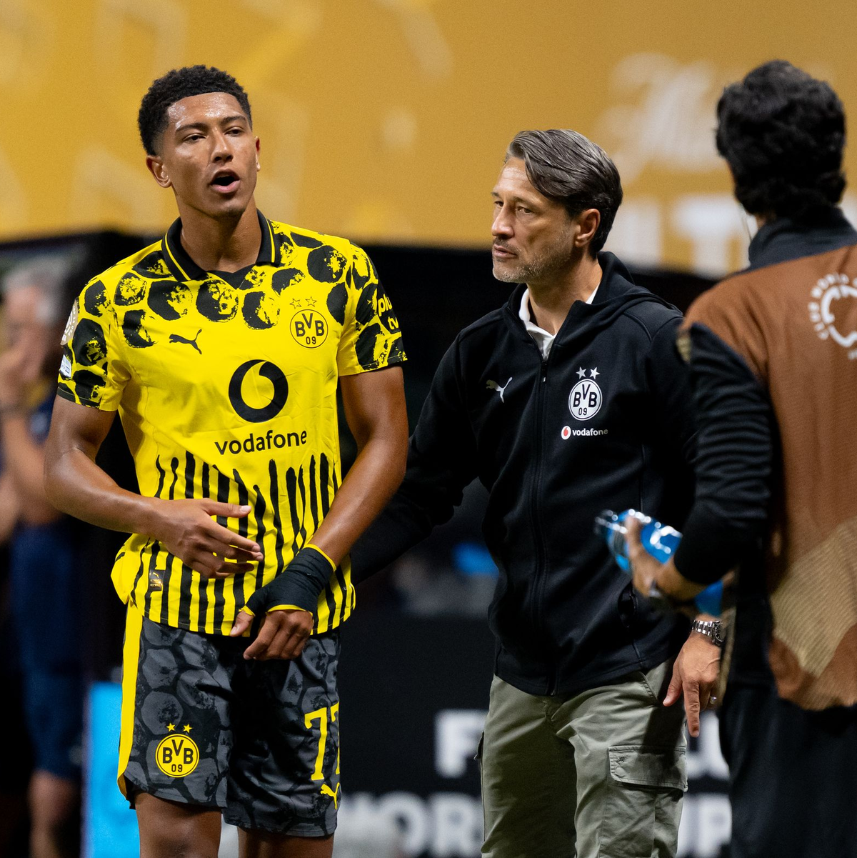 Dach zu: Im imposanten - und vor allem - klimatisierten Stadion von Atlanta kämpfen die Bayern gegen Paris um den Einzug ins WM-Halbfinale.  - Foto: Sven Hoppe/dpa