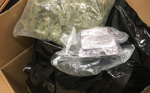 HZA-K: Zollspürhündin Kate landet Volltreffer am Kölner Flughafen / Drogen im Wert von rund 600.000 Euro in nur einer Nacht in Paketen erschnüffelt - Foto: presseportal.de