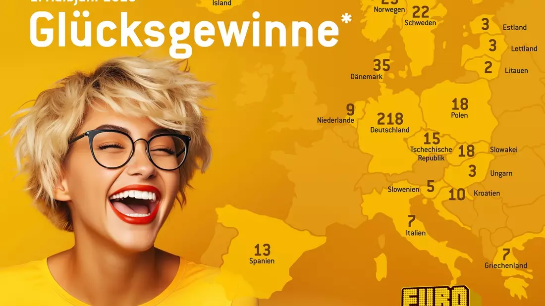 27 Millionäre von Januar bis Juni / Gewinner-Bilanz Eurojackpot für das erste Halbjahr - Bild: presseportal.de