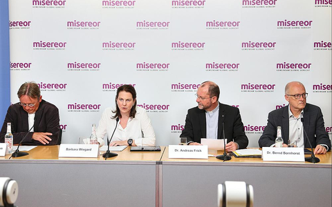 Misereor und Katholische Zentralstelle fĂŒr globale Entwicklung (KZE) am 02.07.2025 - Foto: ĂŒber dts Nachrichtenagentur Misereor und Katholische Zentralstelle fĂŒr globale Entwicklung (KZE) am 02.07.2025 - Foto: ĂŒber dts Nachrichtenagentur