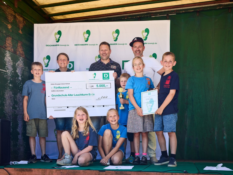 Deutschlands fitteste Grundschule 2025 kommt aus Niedersachsen / Bewegungsinitiative von DEICHMANN motiviert über 25.000 Kinder zu mehr Sport - Foto: presseportal.de