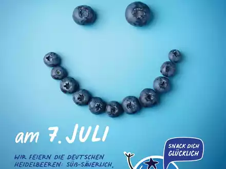 Beerenstark! Die Heidelbeere bekommt ihren eigenen Festtag / Am 7. Juli dreht sich alles um den fruchtigen Sommerliebling aus heimischem Anbau. - Foto: presseportal.de