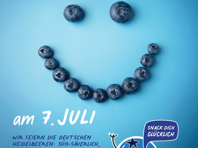 Beerenstark! Die Heidelbeere bekommt ihren eigenen Festtag / Am 7. Juli dreht sich alles um den fruchtigen Sommerliebling aus heimischem Anbau. - Foto: presseportal.de