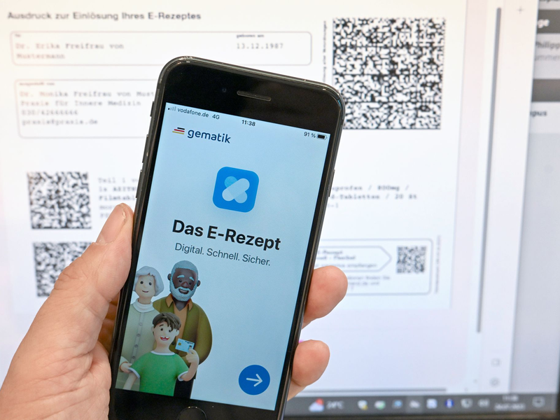 E-Rezepte können auch bei Versandapotheken eingelöst werden.   - Foto: Jens Kalaene/dpa
