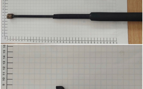 BPOL NRW: Oberhausen Hauptbahnhof: Bundespolizei stellt Messer und Teleskopschlagstock sicher - Foto: presseportal.de