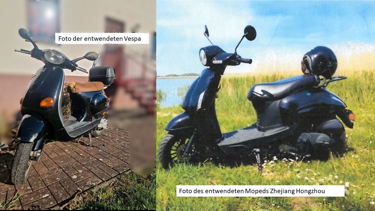 POL-ANK: Unbekannte stehlen Mopeds auf Usedom - Polizei sucht Zeugen - Foto: presseportal.de