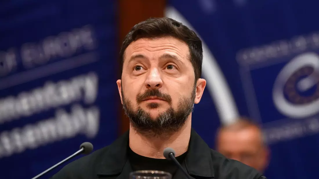 «Auf die ein oder andere Weise müssen wir den Schutz unserer Leute sicherstellen», sagte der ukrainische Präsident Wolodymyr Selenskyj. (Archivbild) - Bild: Pascal Bastien/AP/dpa