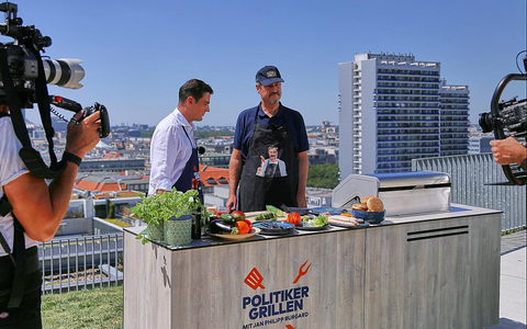Jan Philipp Burgard und Markus Söder am 02.07.2025 - Foto: über dts Nachrichtenagentur