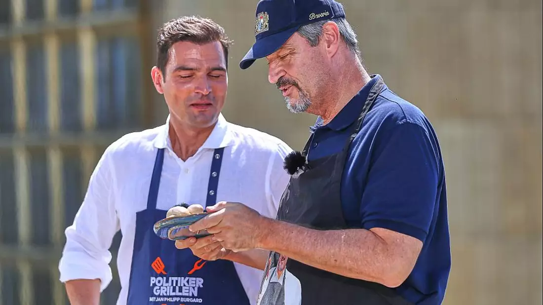 Jan Philipp Burgard und Markus Söder am 02.07.2025 - Bild: über dts Nachrichtenagentur