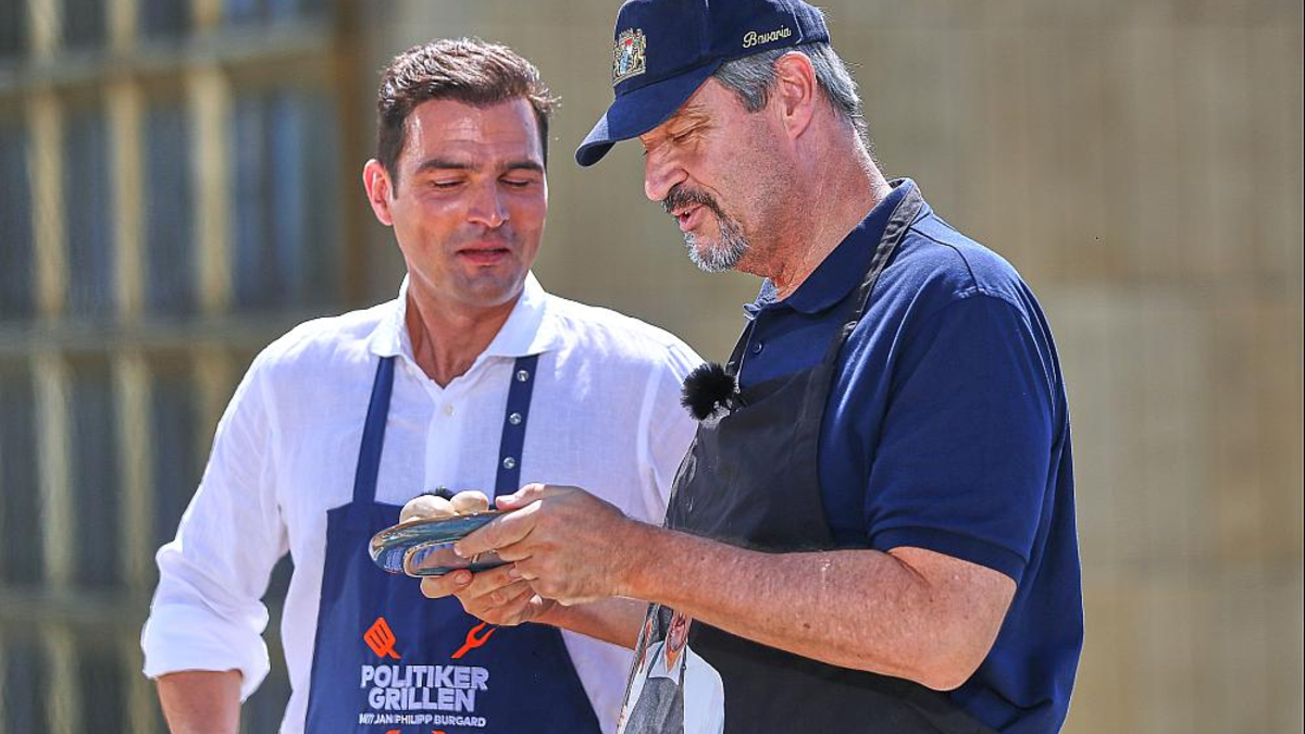 Jan Philipp Burgard und Markus Söder am 02.07.2025 - Foto: über dts Nachrichtenagentur