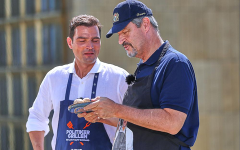 Jan Philipp Burgard und Markus Söder am 02.07.2025 - Foto: über dts Nachrichtenagentur