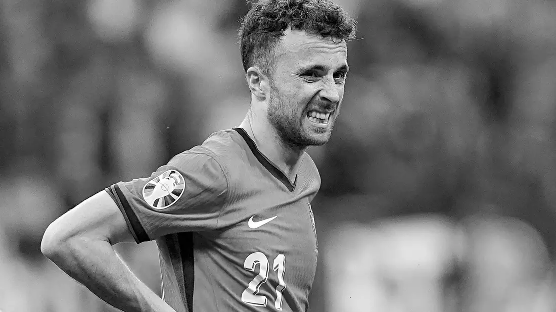 Diogo Jota war auch portugiesischer Nationalspieler - Bild: Uwe Anspach/dpa