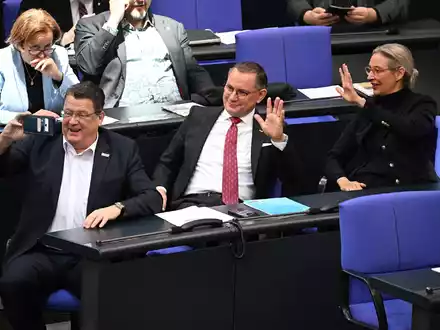 Besonders AfD-Abgeordnete sind in der Vergangenheit durch einen rauen Ton im Parlament aufgefallen. (Archivfoto) - Foto: Bernd von Jutrczenka/dpa