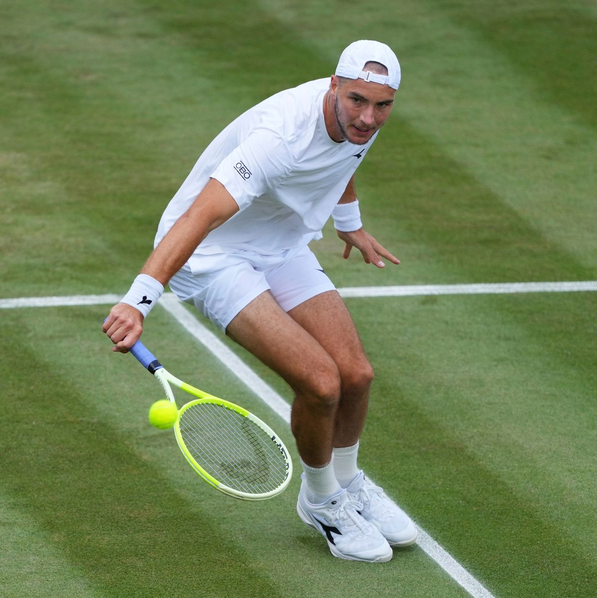 Prinz William und Prinzessin Kate verfolgen das Finale mit ihren Kindern George und Charlotte aus der Royal Box. - Foto: Kirsty Wigglesworth/AP/dpa