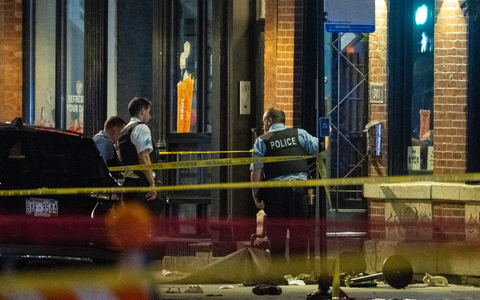 Vor einem Nachtclub in Chicago sind tödliche Schüsse gefallen.  - Foto: Tyler Pasciak LaRiviere/Chicago Sun-Times/AP/dpa