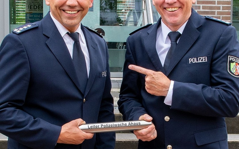 POL-BOR: Ahaus - Ahauser Polizeiwache unter neuer Leitung - Foto: presseportal.de