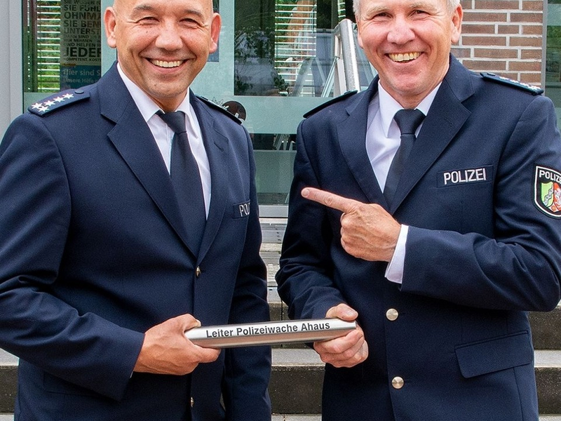POL-BOR: Ahaus - Ahauser Polizeiwache unter neuer Leitung - Foto: presseportal.de