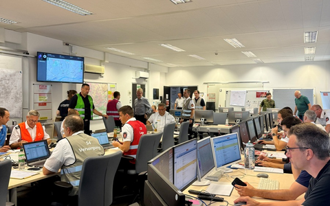 FW-F: Abschluss von Bevölkerungsschutzübung ÜB's! 2025 - Frankfurt zieht positives Fazit - Foto: presseportal.de