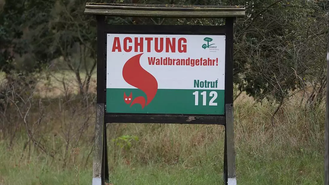 Hinweis auf Waldbrandgefahr (Archiv) - Bild: über dts Nachrichtenagentur