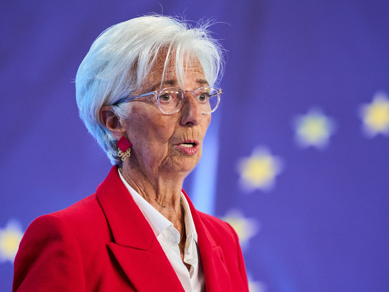 EZB-Chefin Christine Lagarde (Archivbild) - Foto: Michael Probst/AP/dpa