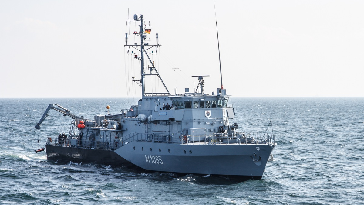 Neue Unterstützung für die NATO: Das Minenjagdboot 
