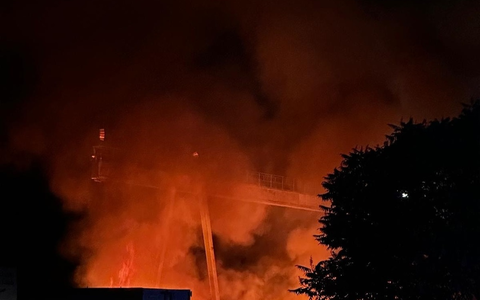 LPI-NDH: Brand auf Recyclinghof - Foto: presseportal.de