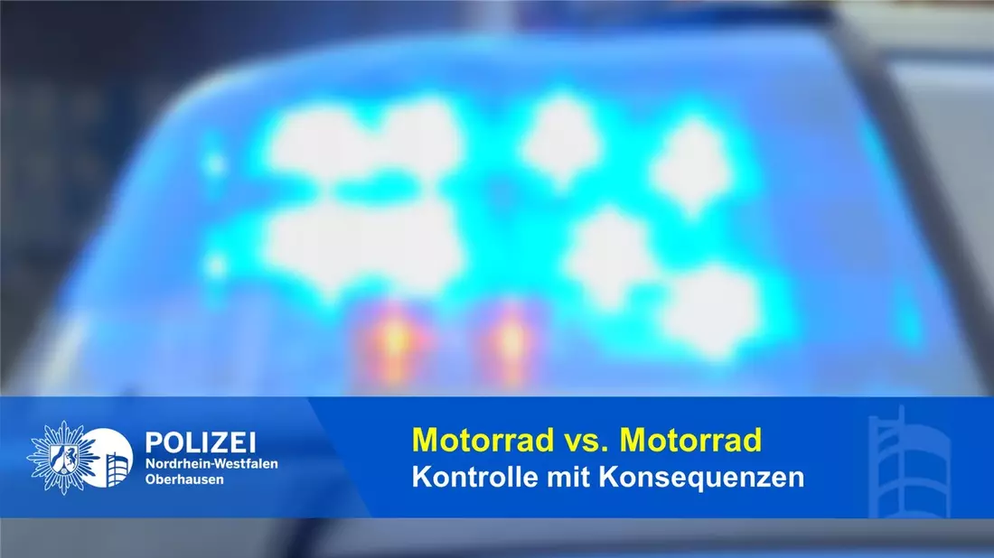 POL-OB: Motorrad vs. Motorrad - Kontrolle mit Konsequenzen - Bild: presseportal.de