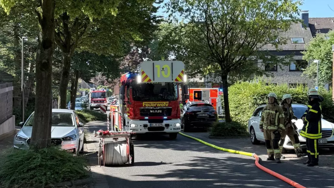 FW-RE: Kellerbrand in Recklinghausen-Ost - Keine Verletzten, zwei Personen vorsorglich ins Krankenhaus gebracht - Bild: presseportal.de