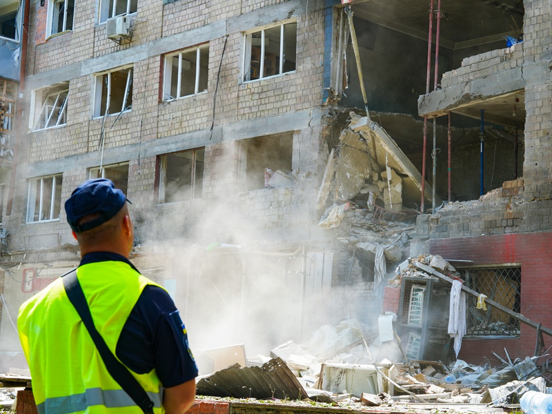 Schwerster Angriff auf Kyjiw seit Kriegsbeginn - Humanitäre Lage alarmierend - Foto: presseportal.de