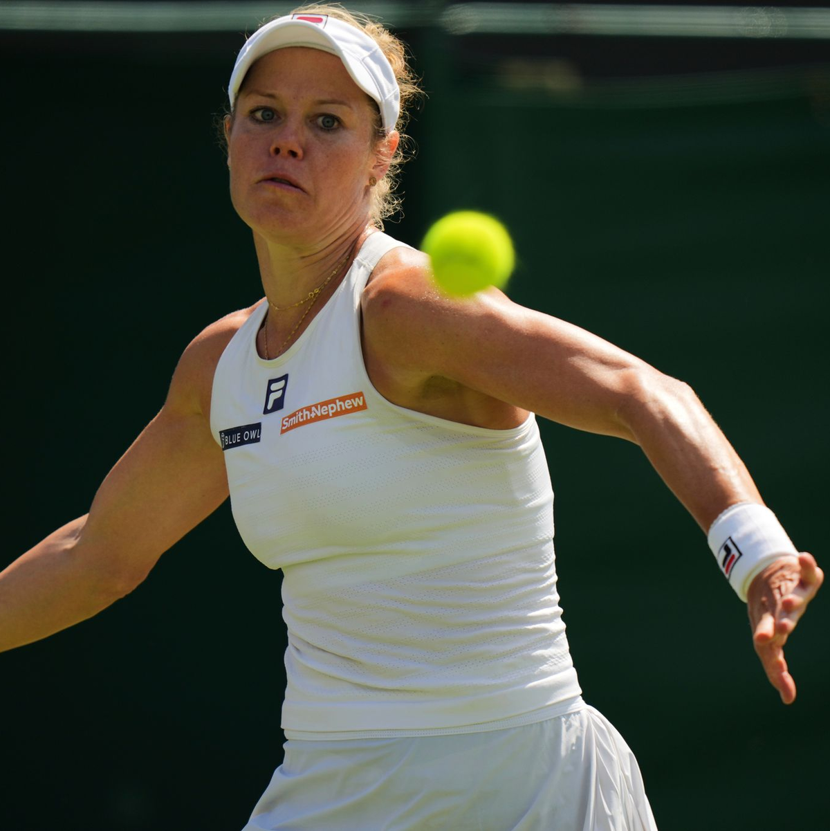 Laura Siegemund erreicht erstmals das Achtelfinale in Wimbledon. - Foto: Alastair Grant/AP/dpa