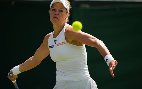Laura Siegemund erreicht erstmals das Achtelfinale in Wimbledon. - Foto: Alastair Grant/AP/dpa