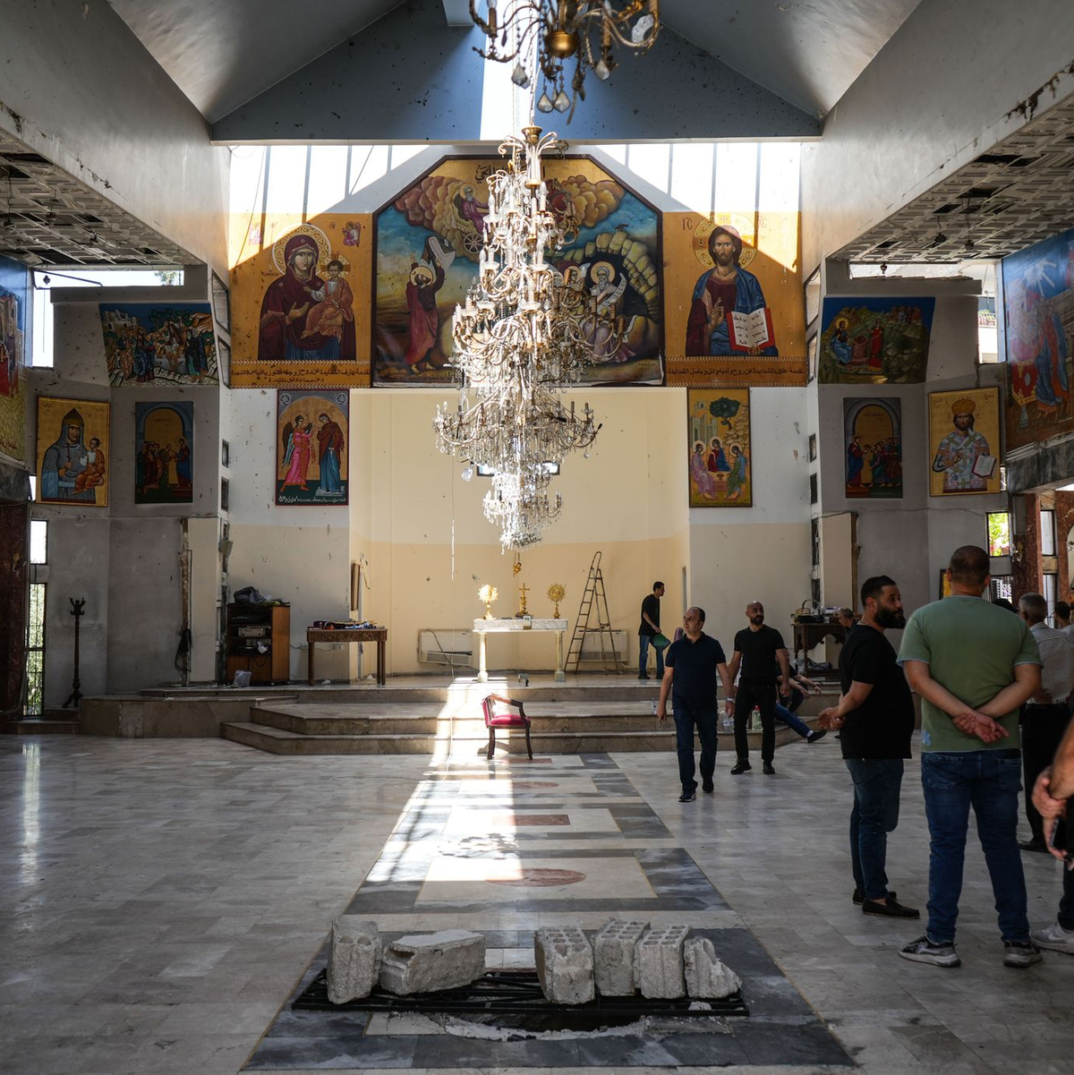 Im Juni wurde ein Selbstmordanschlag auf eine Kirche in Syrien verübt. (Archivfoto) - Foto: Moawia Atrash/dpa