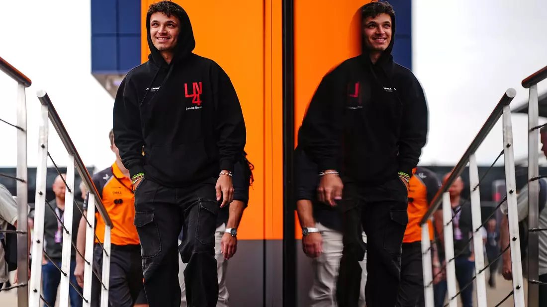 Schnellster des Trainingstags in Silverstone: McLaren-Fahrer Lando Norris. - Bild: David Davies/PA Wire/dpa
