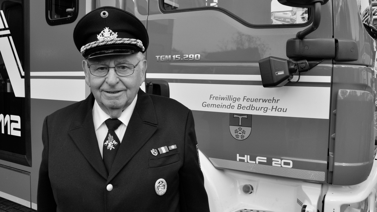 FW-KLE: Die Freiwillige Feuerwehr Bedburg-Hau trauert um Willi Rambach - Foto: presseportal.de