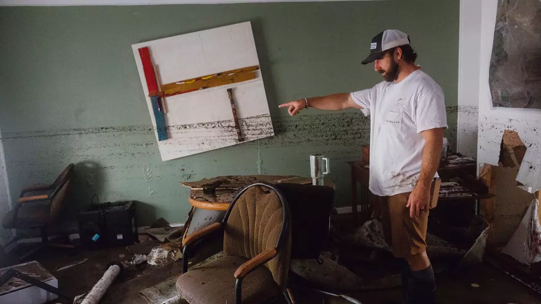 Die Fluten haben schwere Schäden verursacht.  - Bild: Christopher Lee/The San Antonio Express-News via AP/dpa