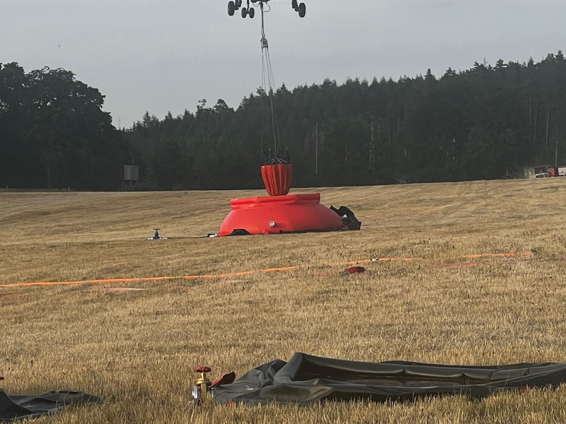 BPOLD 11: Hubschrauber der Bundespolizei unterstützten erneut bei der Waldbrandbekämpfung - Foto: presseportal.de