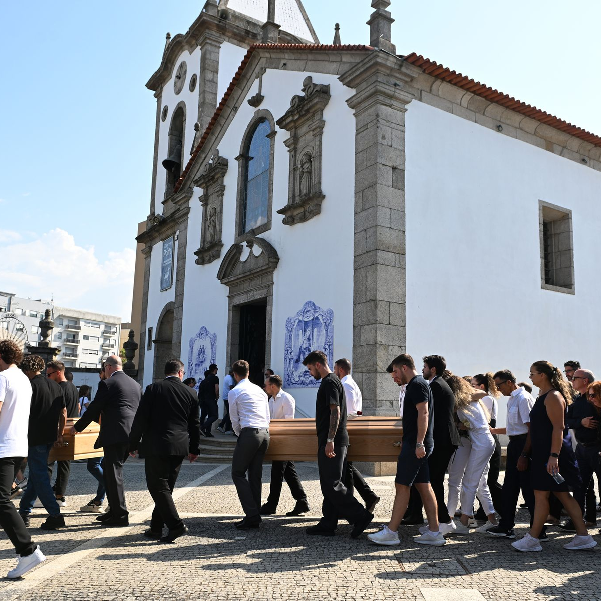Virgil van Dijk bei der Trauerfeier. - Foto: Pa/PA Wire/dpa