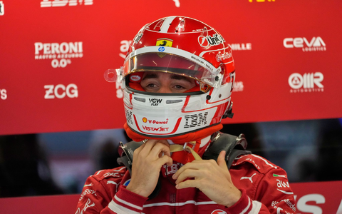 Schnellster im Abschlusstraining von Silverstone: Ferrari-Fahrer Charles Leclerc. - Foto: Darko Bandic/AP/dpa Schnellster im Abschlusstraining von Silverstone: Ferrari-Fahrer Charles Leclerc. - Foto: Darko Bandic/AP/dpa