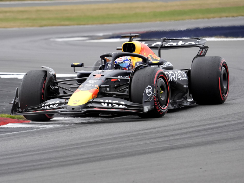 Weltmeister Max Verstappen startet in Silverstone von der Pole Position. - Foto: Andrew Matthews/PA Wire/dpa